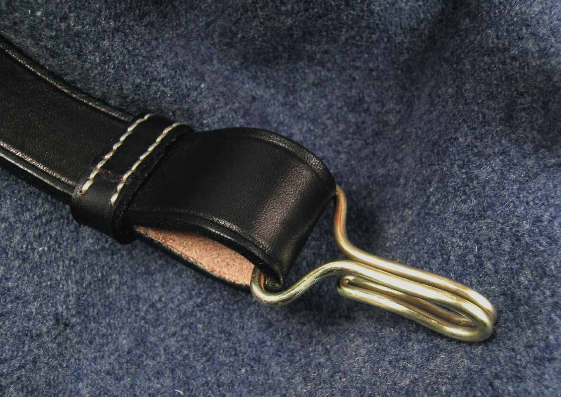 1878 Haversack Strap - strap end detail