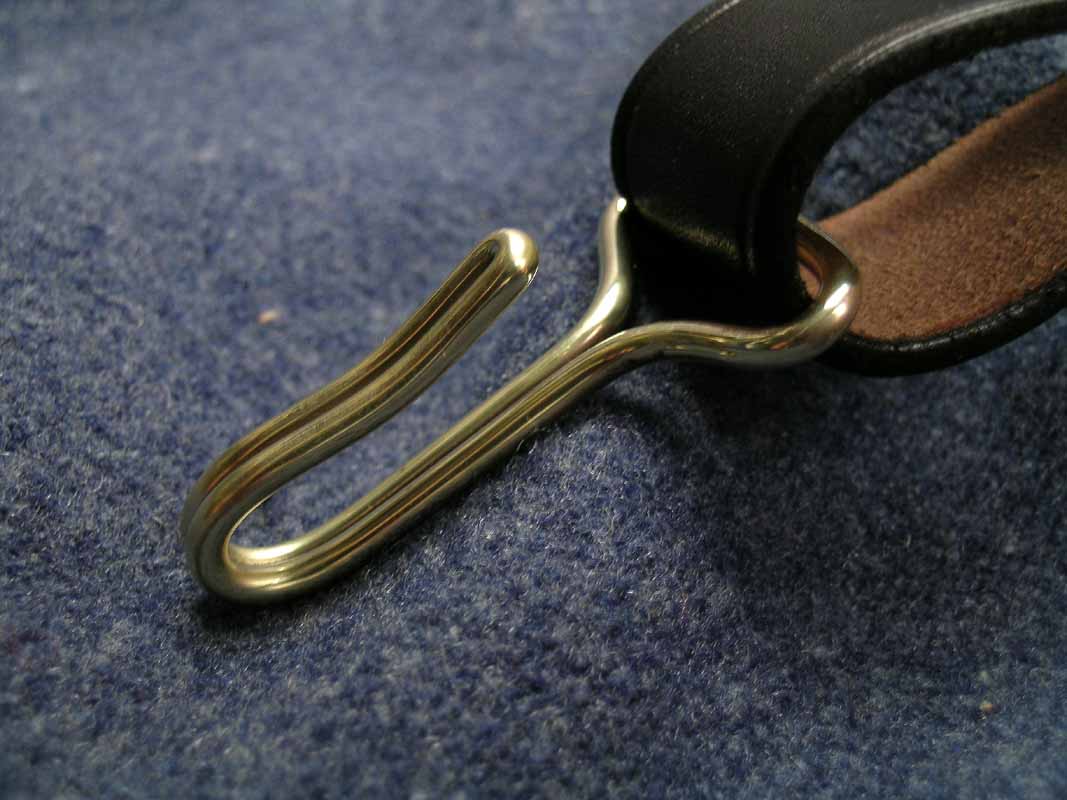 1878 Haversack Strap - attachment hook detail