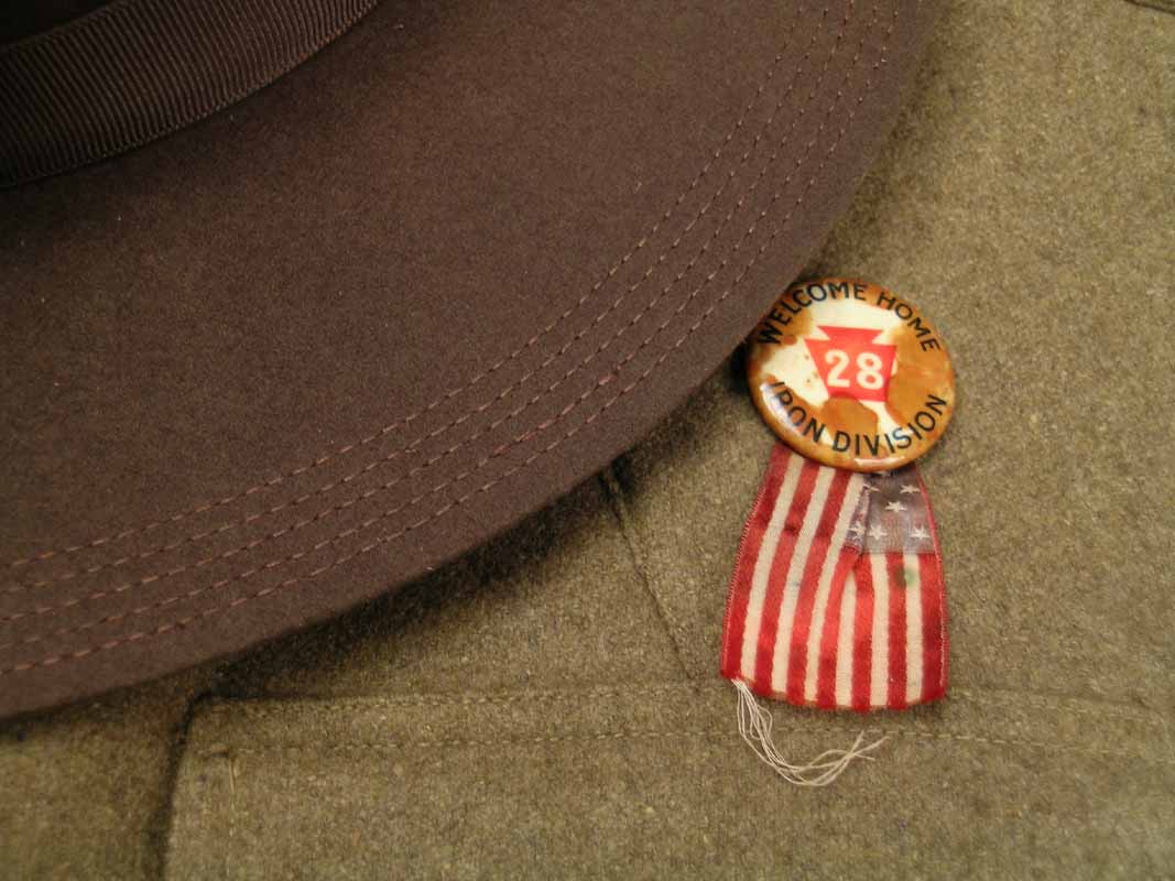 1911 Campaign Hat - brim stitching detail